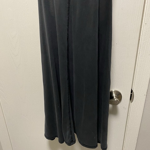 Lazy Sundays Light Long Tank/Dress Medium Dark Grey/black Soft Comfy - Picture 2 of 7